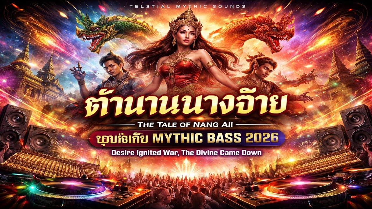 “ตำนานนางอ้าย (The Tale of Nang Ai) — บุญบั้งไฟ  | Desire Ignited War, The Divine Came Down”