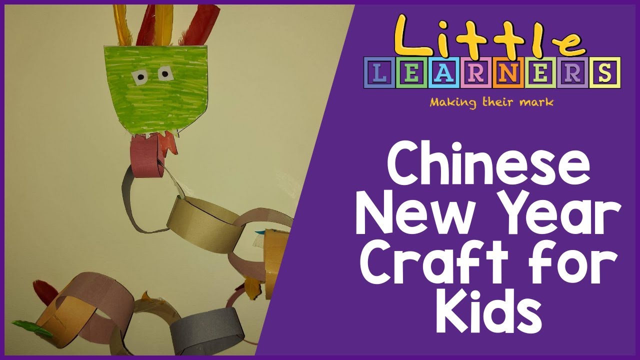 Chinese New Year Paper Dragon Craft for Kids