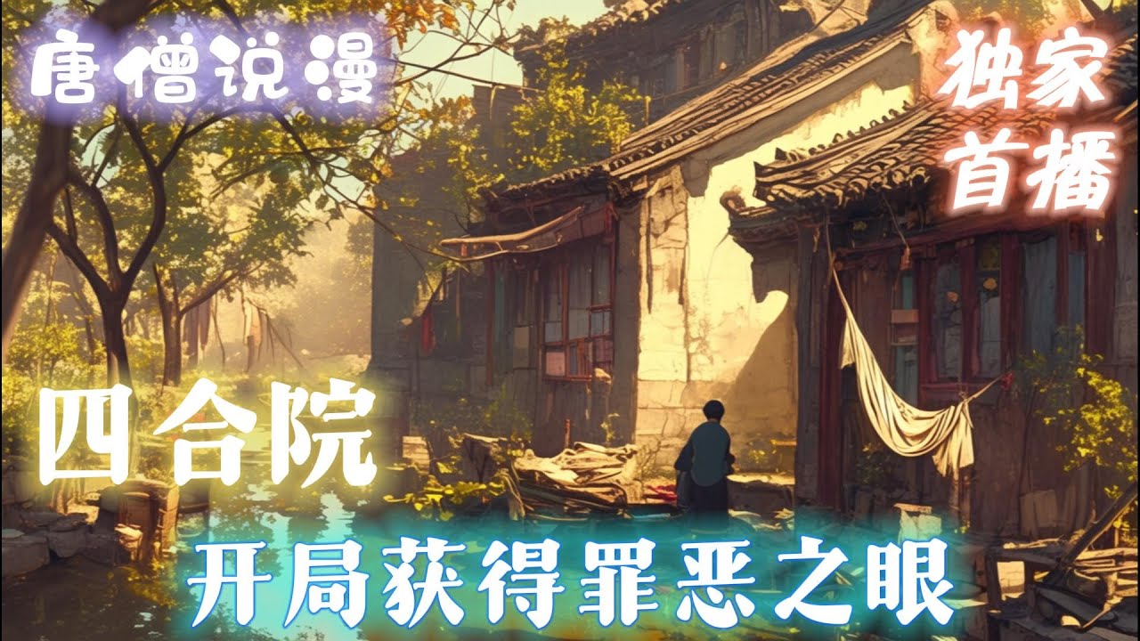 《四合院：開局獲得罪惡之眼》意外穿越情满四合院世界，激活了鹰眼系统系统，获得罪恶之眼！且看我如何赏善罚恶，调教院中众禽！#穿越 #有聲書 #有聲小說  #有声小说#四合院#小說 #漫畫小說