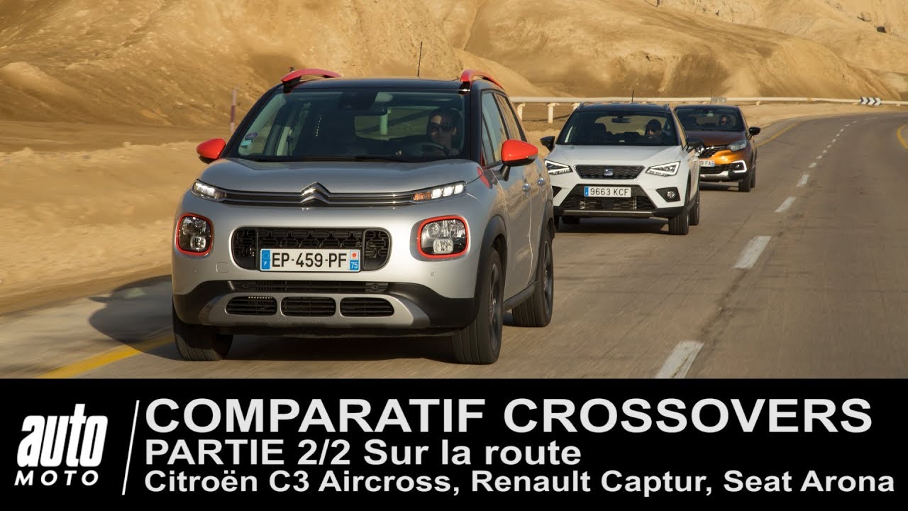 Citroën C3 Aircross, Seat Arona, Renault Captur COMPARATIF (Partie 2/2) Au volant