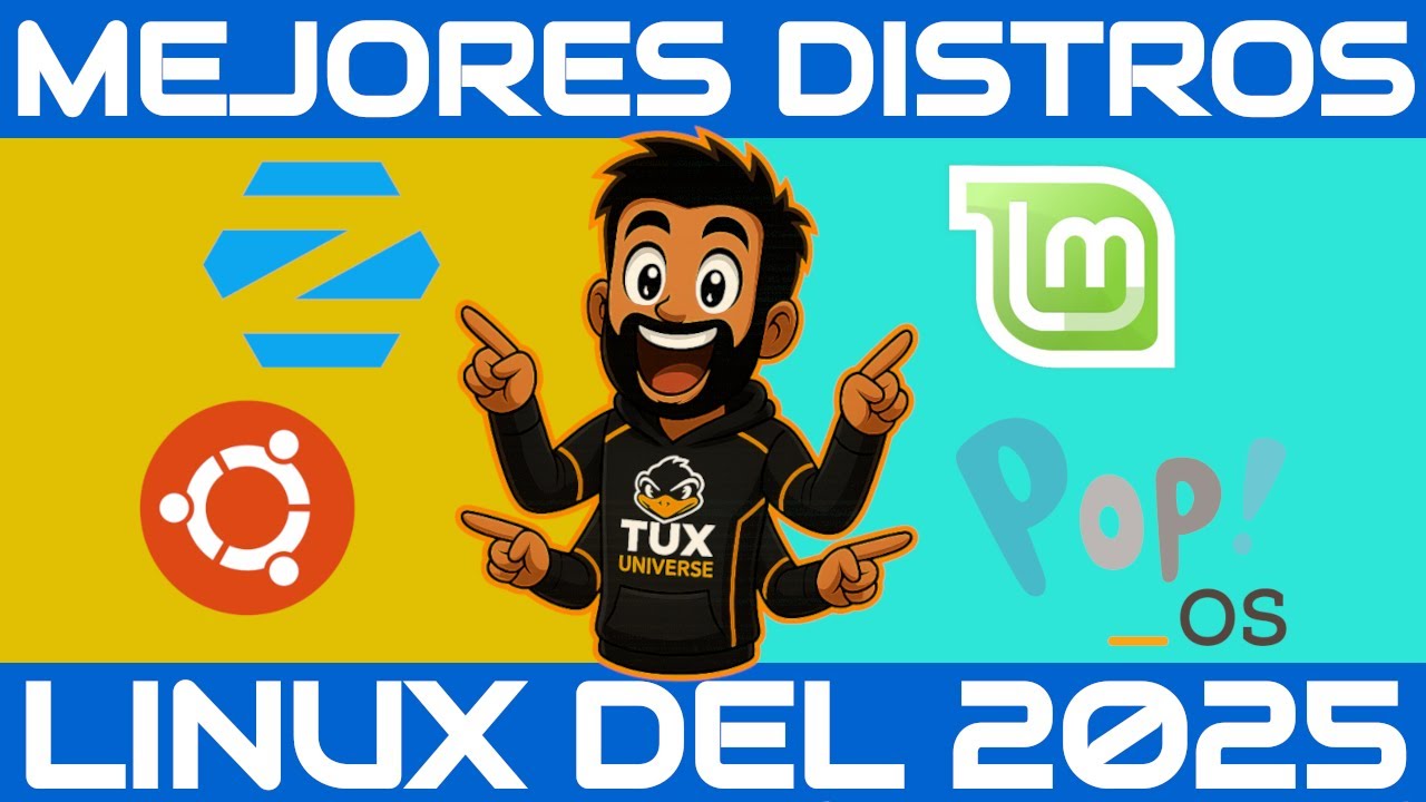 TOP 4 DISTROS LINUX PARA PRINCIPIANTES 2025 🚀 ¡ADIÓS WINDOWS PARA SIEMPRE!