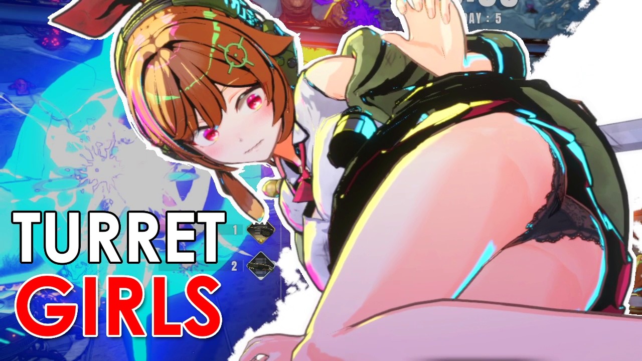 TurretGirls is an old school, straightforward fanservice game (PC Steam)