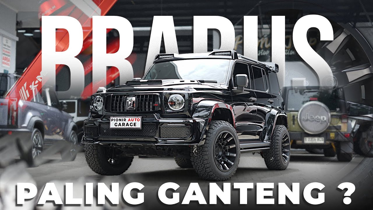 GWM Tank 300 Naik Kelas! Modifikasi Brabus Style Super Presisi, Cat Rapi & Pemasangan Full Garansi!
