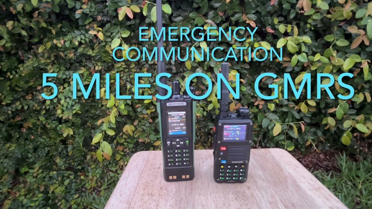 5 mile #GMRS Contact on #Baofeng #EmCom ready! #Earthquake #EDC #Radio #Ham #HamRadio