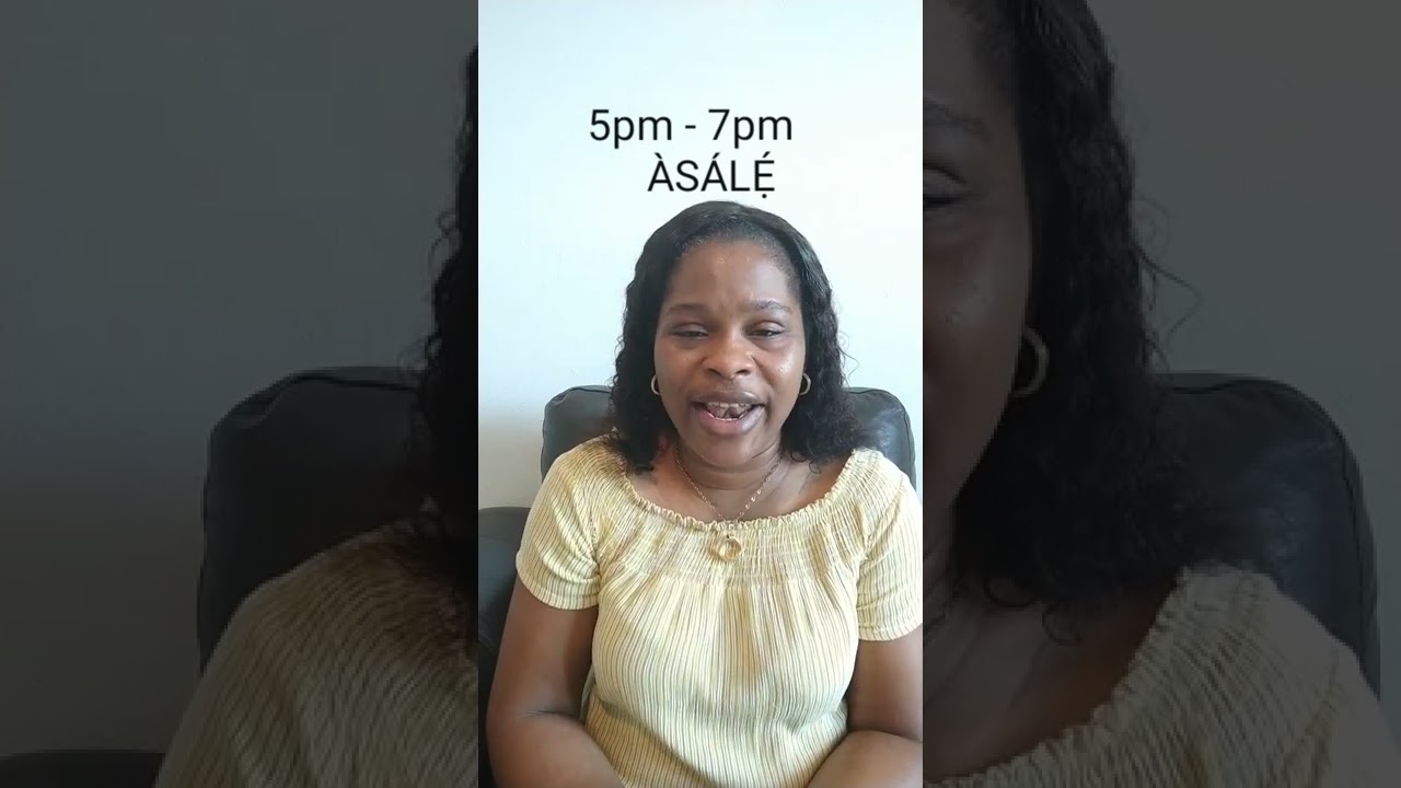 Learning Time Durations in Yoruba Language