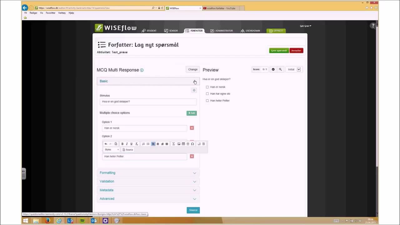 wiseflow forfatter