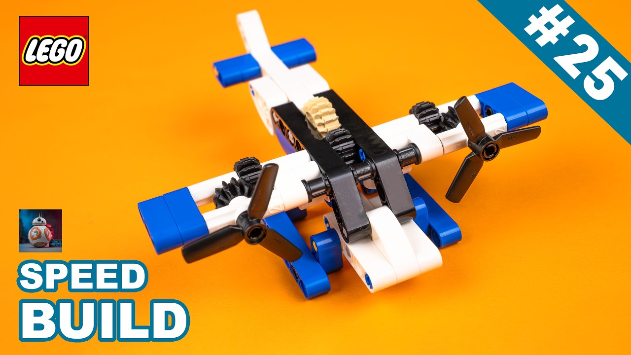 LEGO Technic 30736 White Seaplane | Speed Build! | LEGO Technic 2026