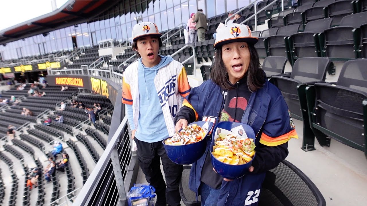 My First Las Vegas Aviators Game For Helmet Nachos