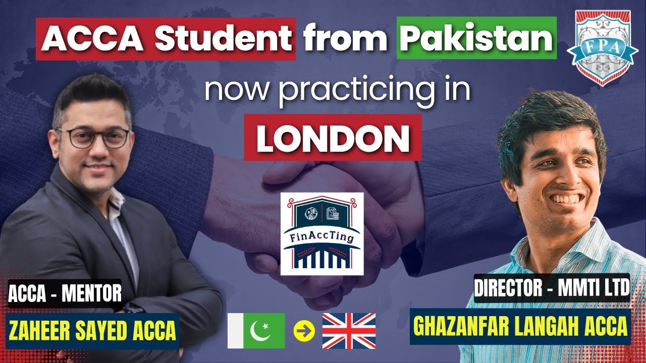 From Pakistan to London – ACCA Success Story | ACCA Podcast | Zaheer Sayed ACCA