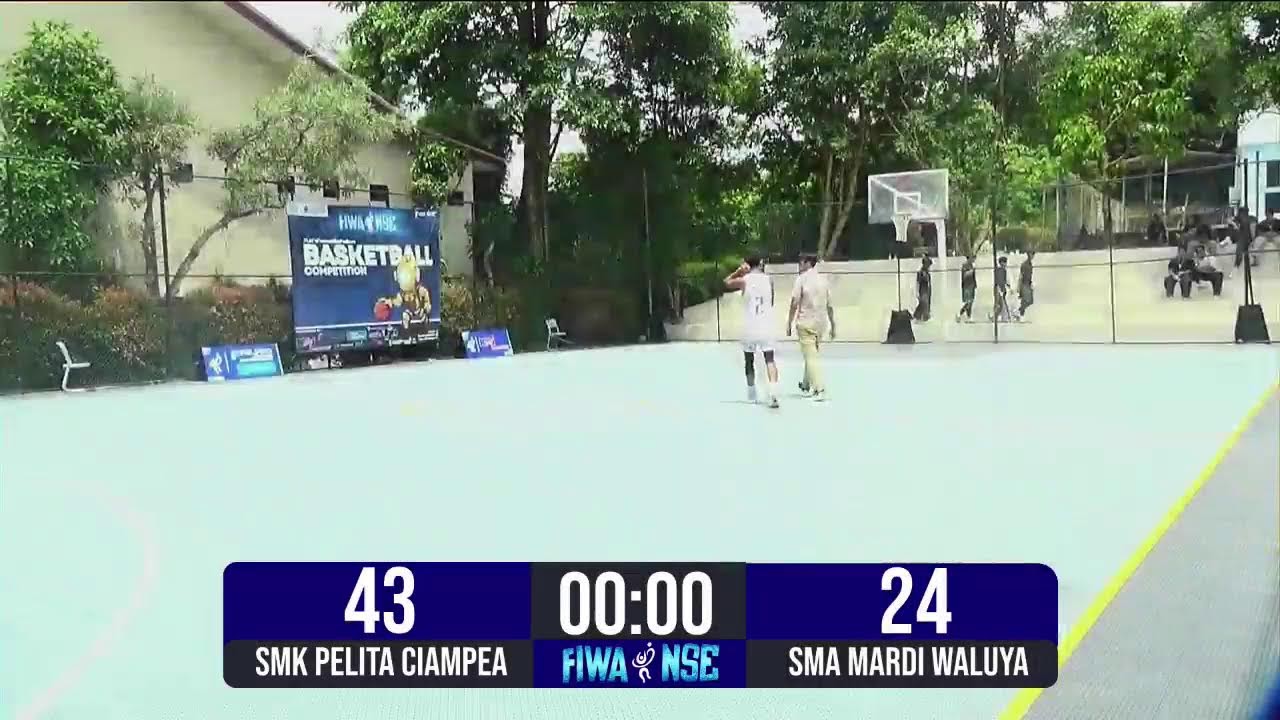 MARDI WALUYA VS SMA PELITA CIAMPEA - SEMIFINAL BASKETBALL FIWA NATIONAL STUDENT EXHIBITION