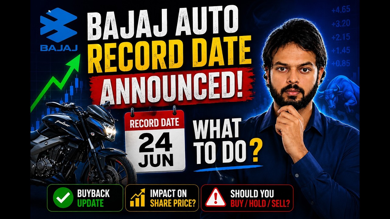 Bajaj Auto Buyback Record Date Announced! 24 June | What Should Investors Do Now?