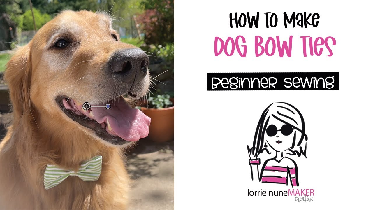 How to make BOW TIES for Dogs