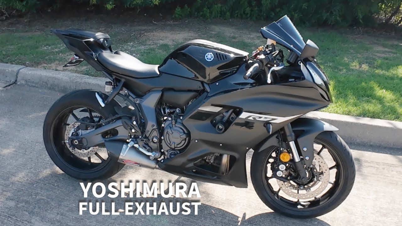 YAMAHA R7 Yoshimura vs Akrapovic Full Exhaust Sound Comparison + Must-Have Mods