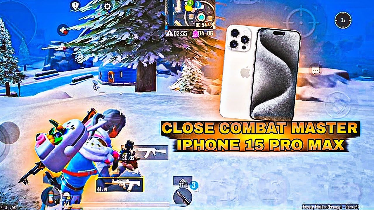 BGMI 4.1 UPDATE AGGRESSIVE CLUTCHES | IPHONE 15 PRO MAX 🥵