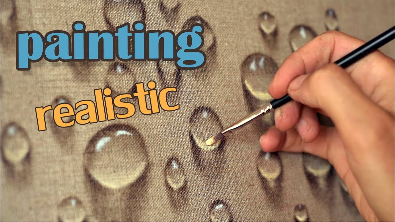 Wassertropfen malen| Tutorial Erklärung wie malen zeichnen realistische Tropfen