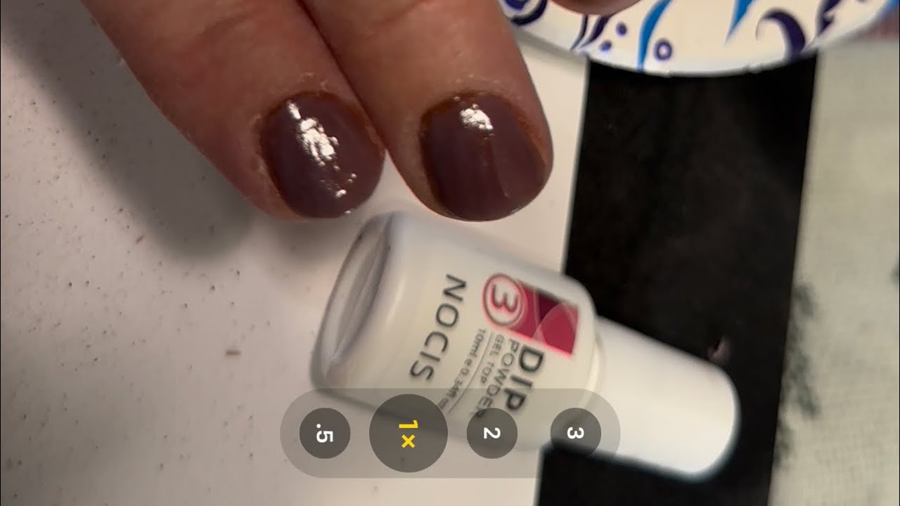 Nail dip “NOCIS” is a YES! Helped me salvage the yucky mess of “SOCORIA”