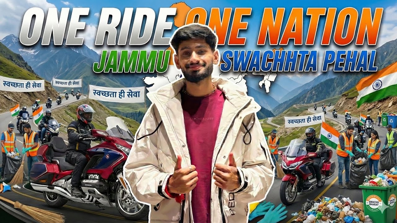The Reality of Jammu Roads | One Ride One Nation | #newvlog #jammu #swachhbharat 