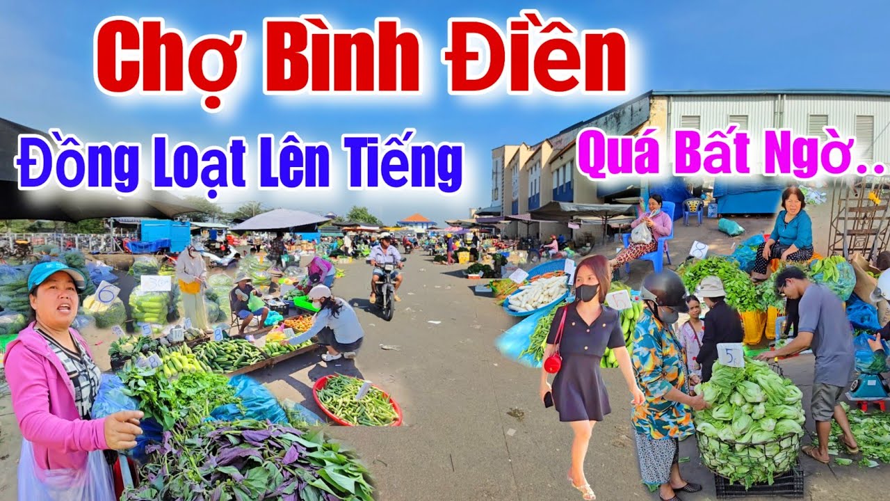 Quá bất ngờ..Tiểu Thương đồng loạt lên tiếng vì điều này tại chợ nông sản Bình Điền sáng nay
