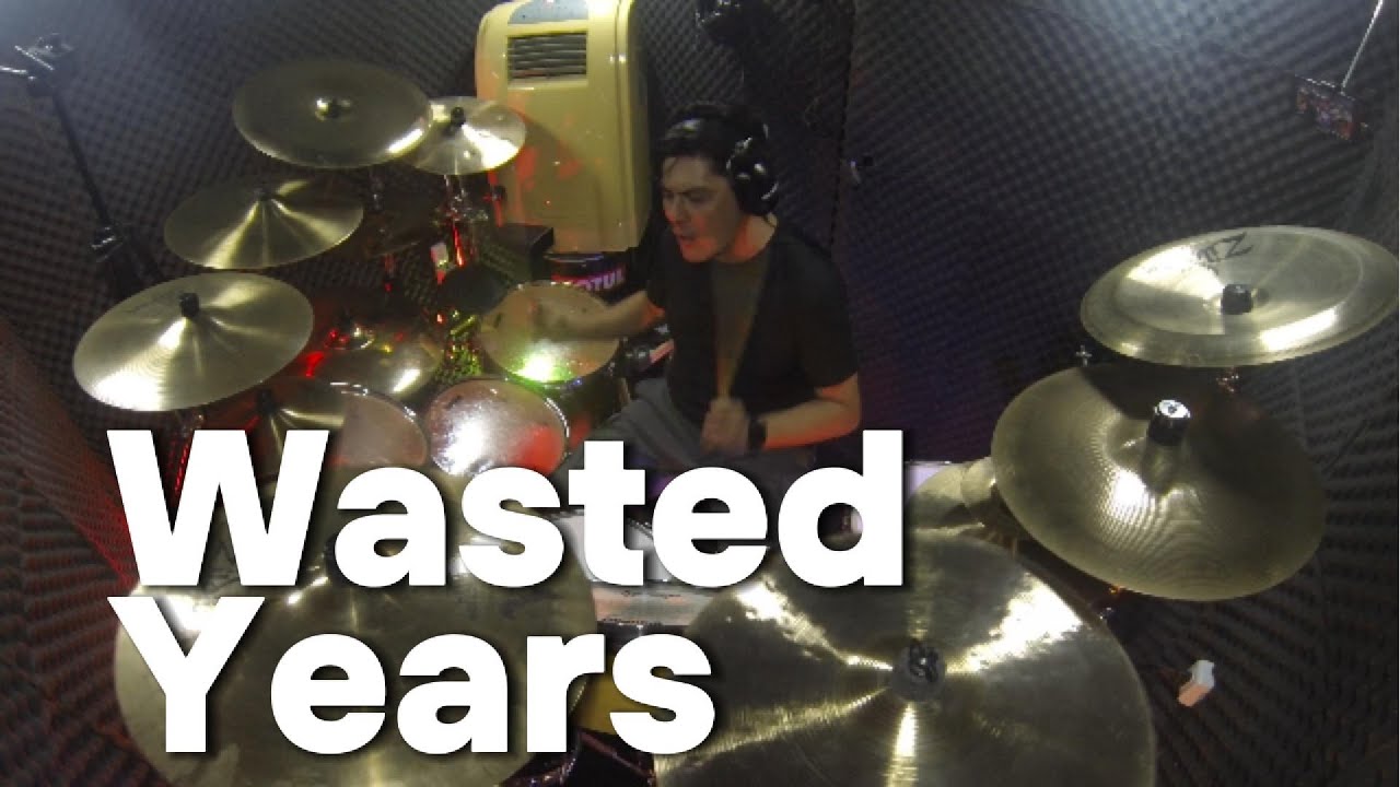 Wasted Years - Iron Maiden - Drum Cover