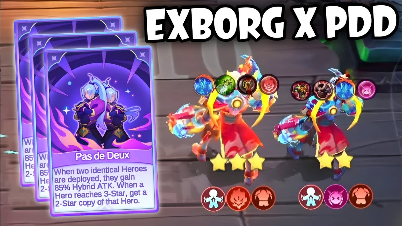 XBORG 6 EMBERLORD 6 ASPIRANTS X PAS DE DEUX !! MAGIC CHESS GO GO BEST STRATEGY 