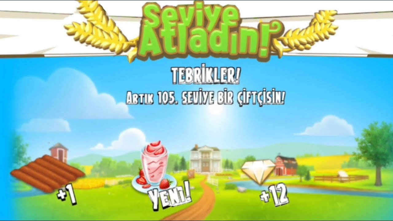 New Level 105🎈| Hay Day seviye atladim!
