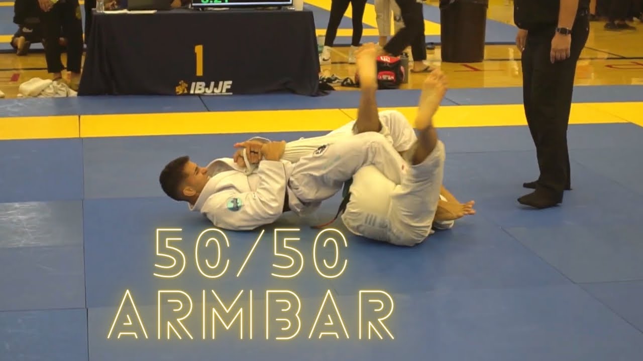 Matheus Gabriel 50/50 Armbar Black Belt Light Gi IBJJF Austin Open