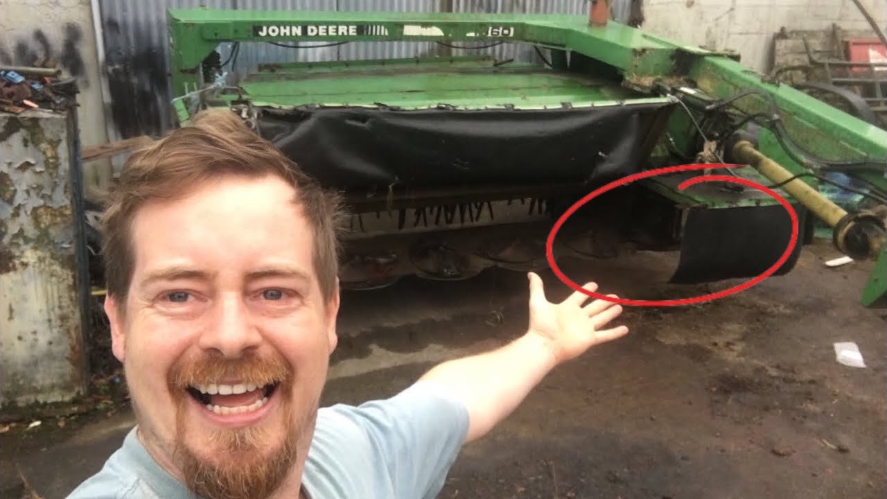 Replacing the bearing between gearbox and bed - John Deere 1360 mower