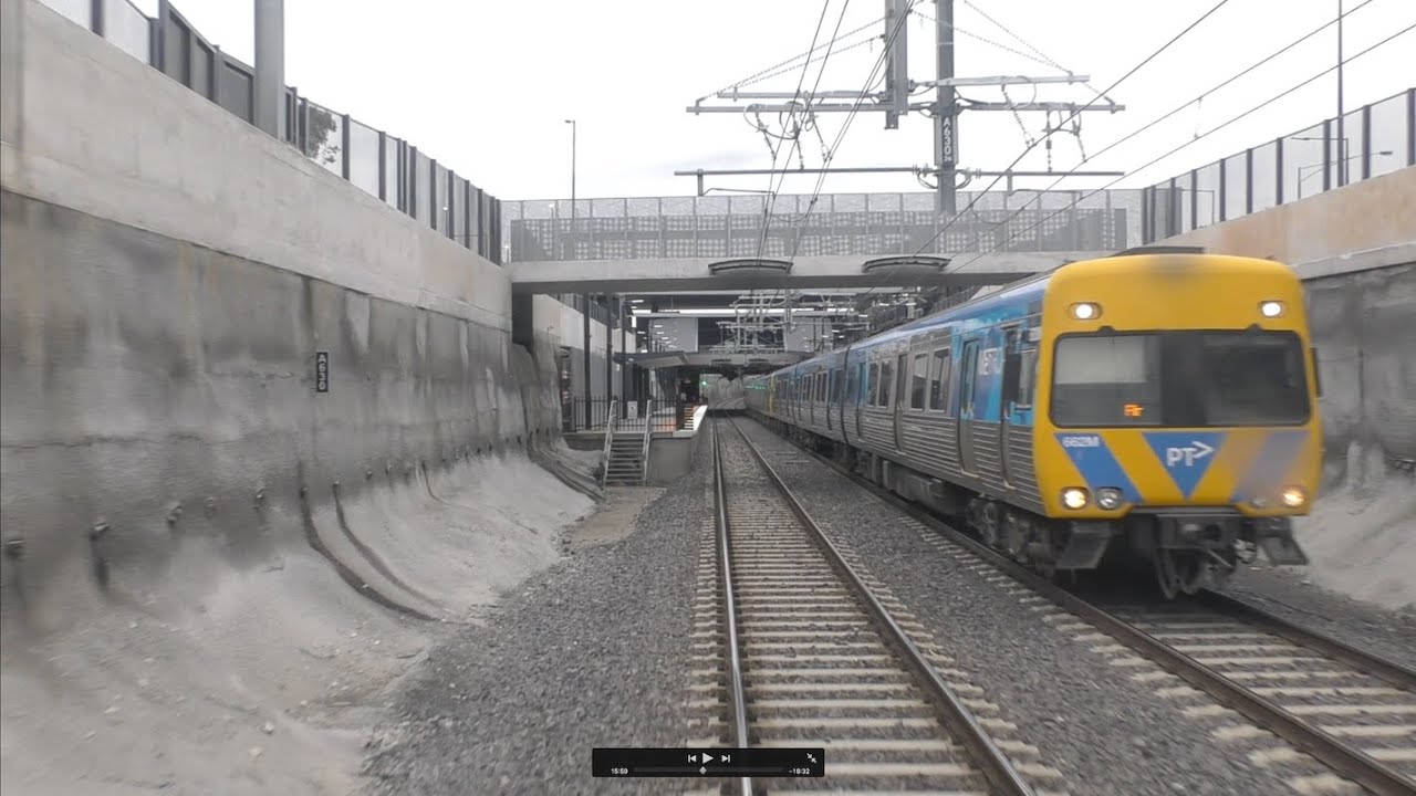 Driver's View Sunbury Line North Melbourne to Ginifer