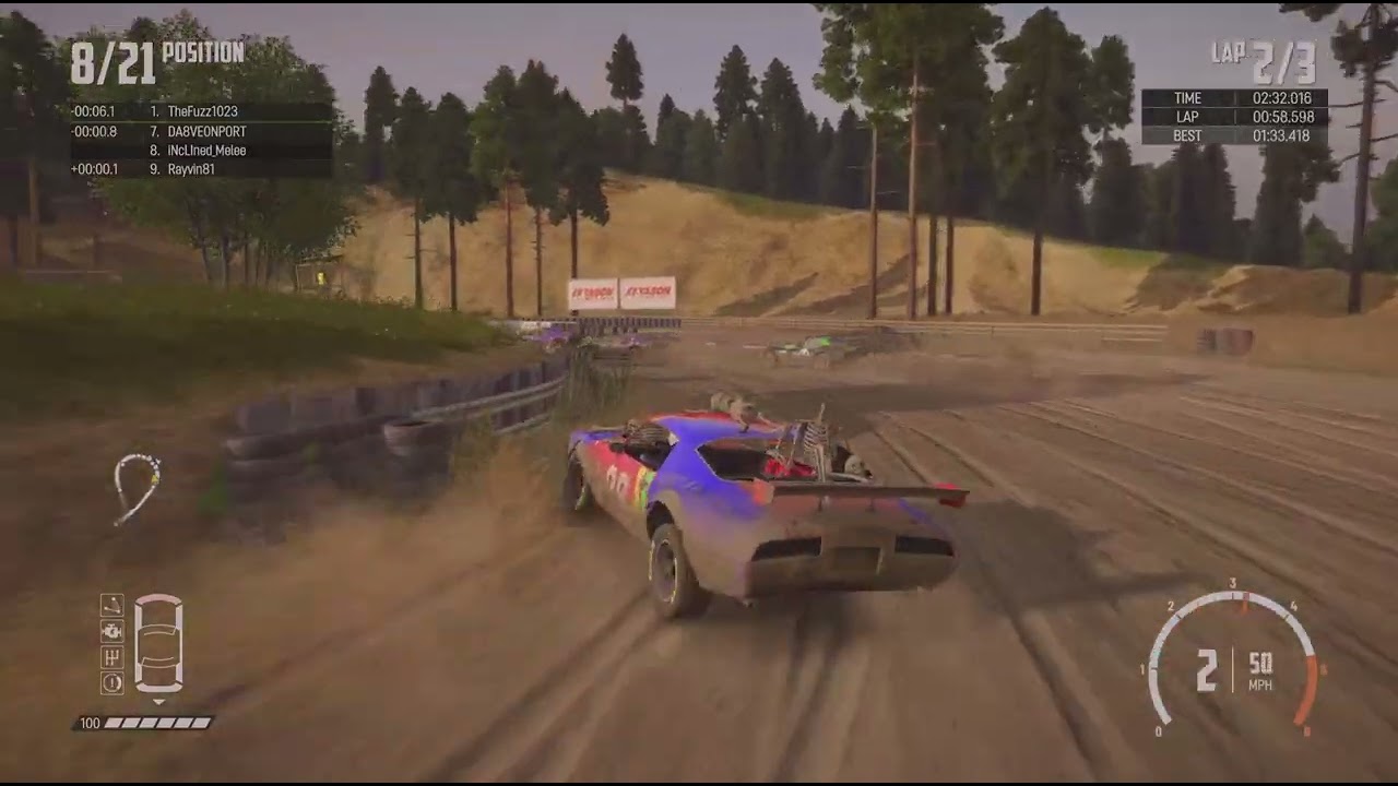 Wreckfest: Tough race 