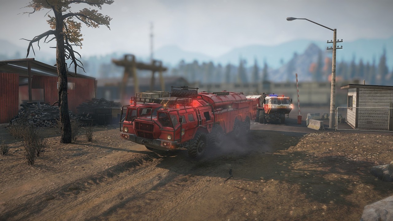 SnowRunner. Contrato Extinción de incendio en la estación en El Río Albany. Parte 2.