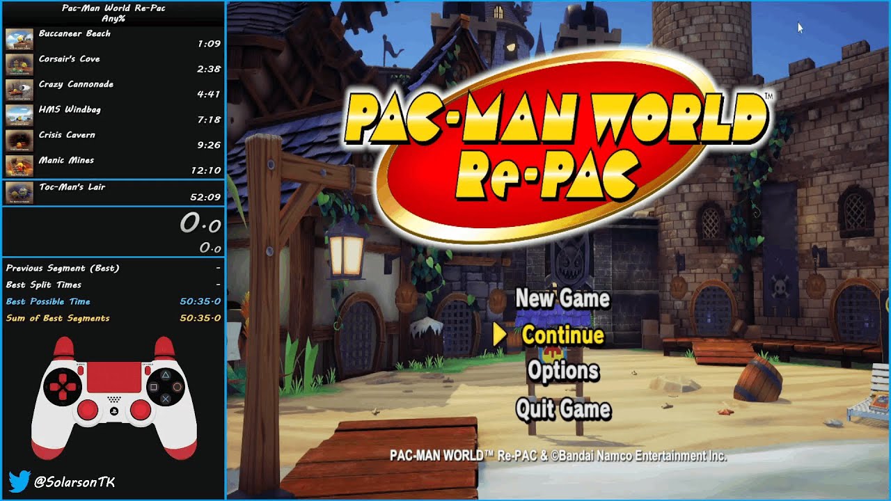Pac-Man World Re-Pac - Any% Speedrun in 51:40 (PC) [Former WR]