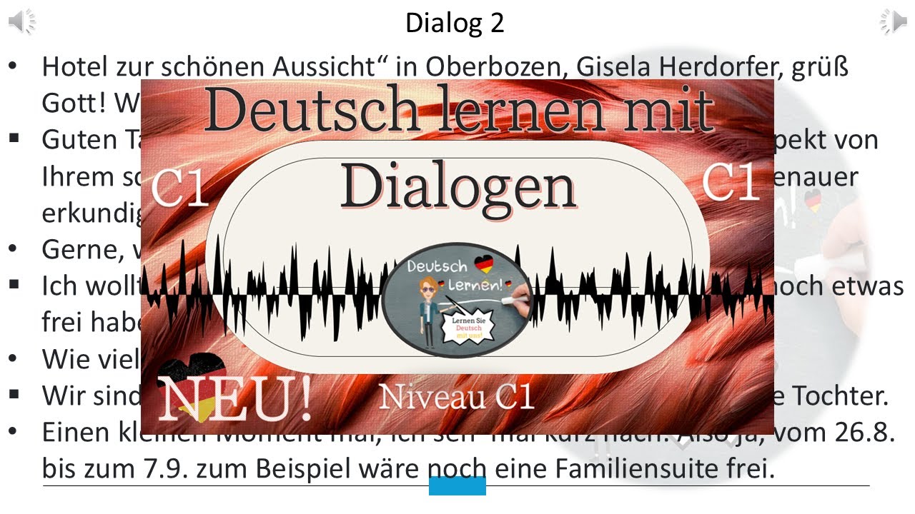 Dialoge C1  | Deutsch lernen durch Hören | 2 |