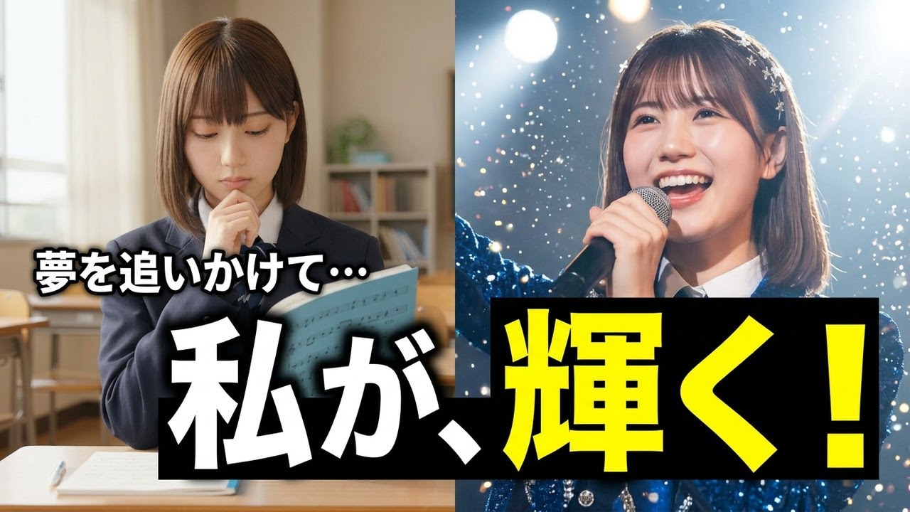 輝き更新中 (Shine is being updated)　毎日を全力で輝く私の応援ソング　MV