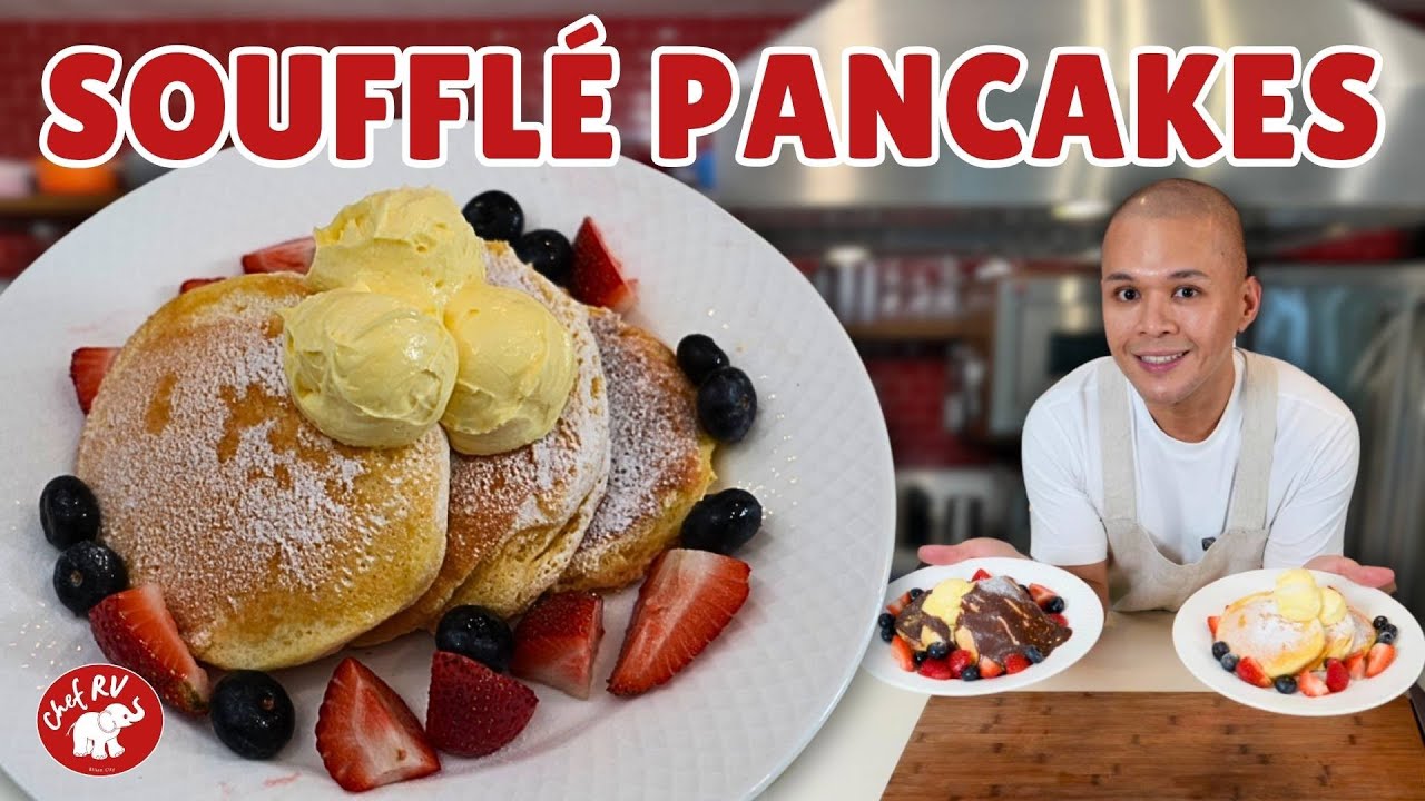 SOUFFLÉ PANCAKES | Homemade by Chef RV