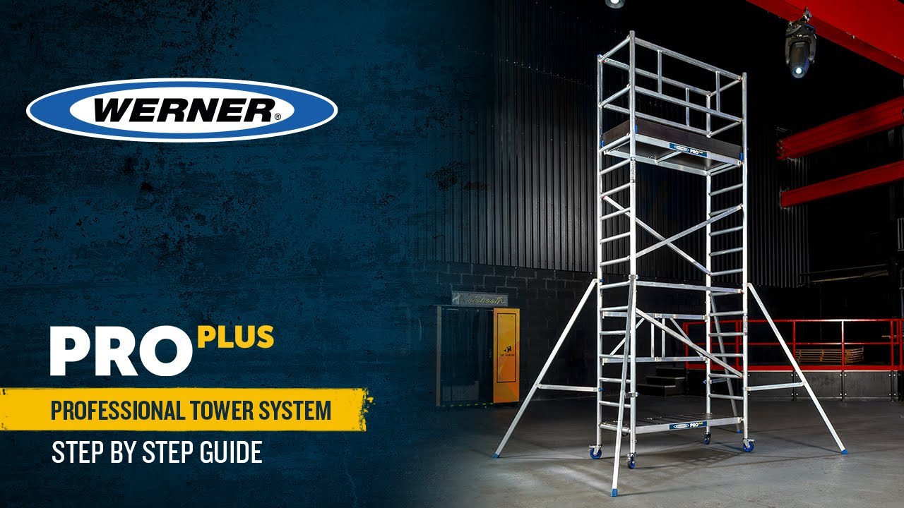 Setting up a Werner PRO PLUS Professional Tower System