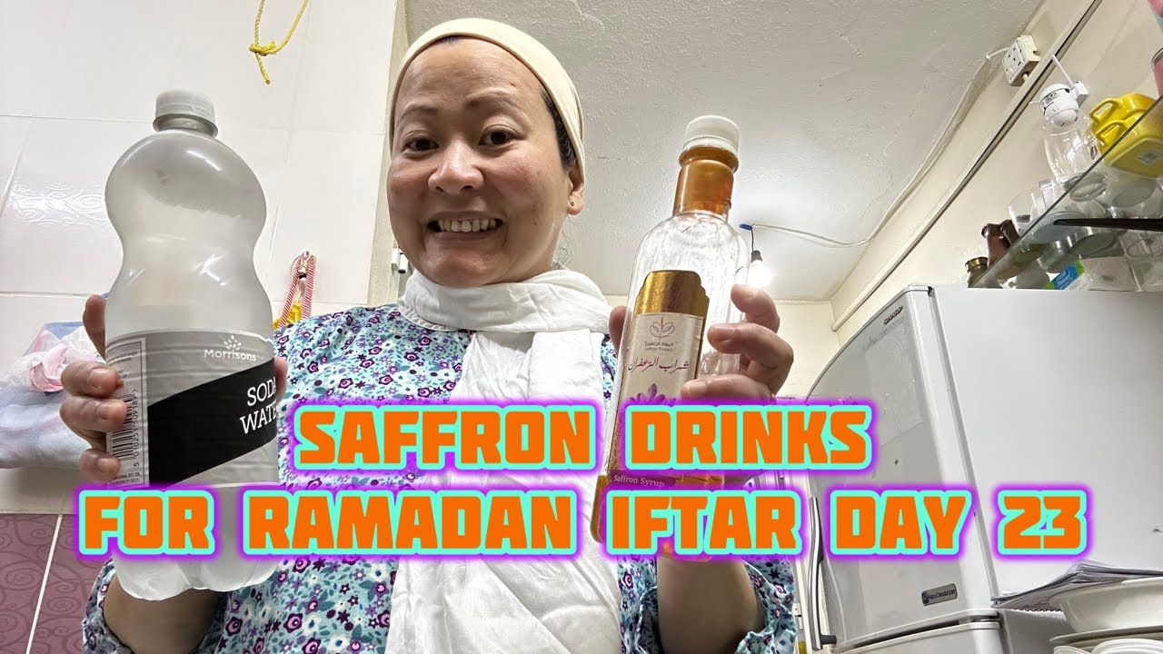 Saffron Drinks for our Iftar Day 23 #pinayegyptianfusion #ramadan2026 #ramadan