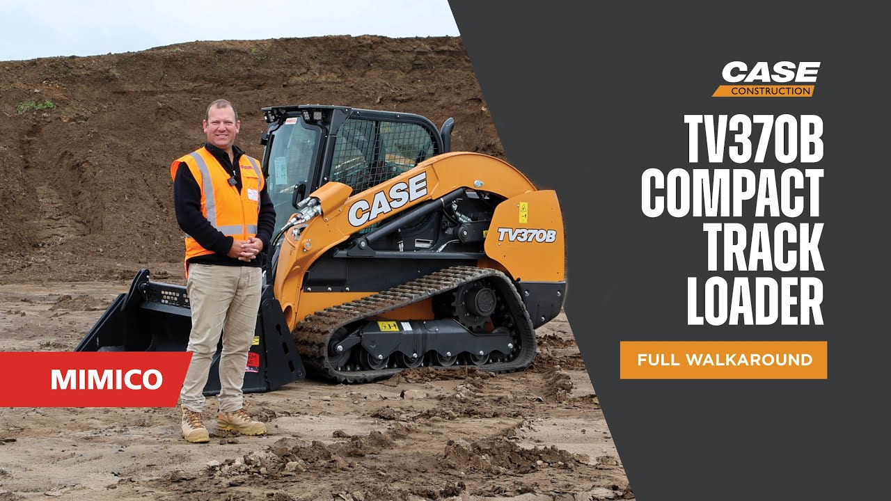 CASE Construction TV370B Compact Track Loader | Walkaround with Shayne Kennedy | MIMICO NZ