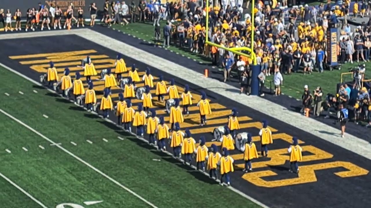 WVU Marching Band 2025 (Pre-Game) September 13,  2025