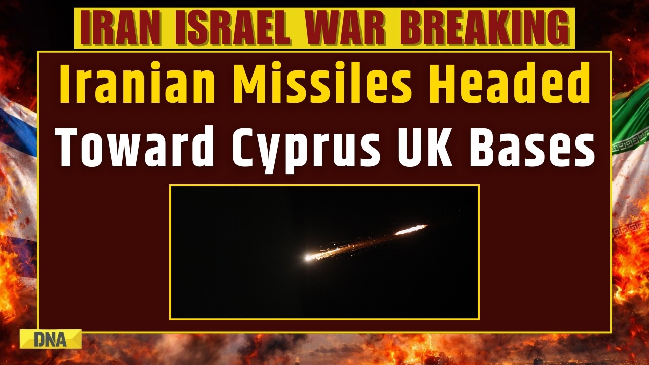 Iran Israel War: Iran Fires Missiles Toward UK Bases In Cyprus | Iran Strikes UK Bases In Cyprus