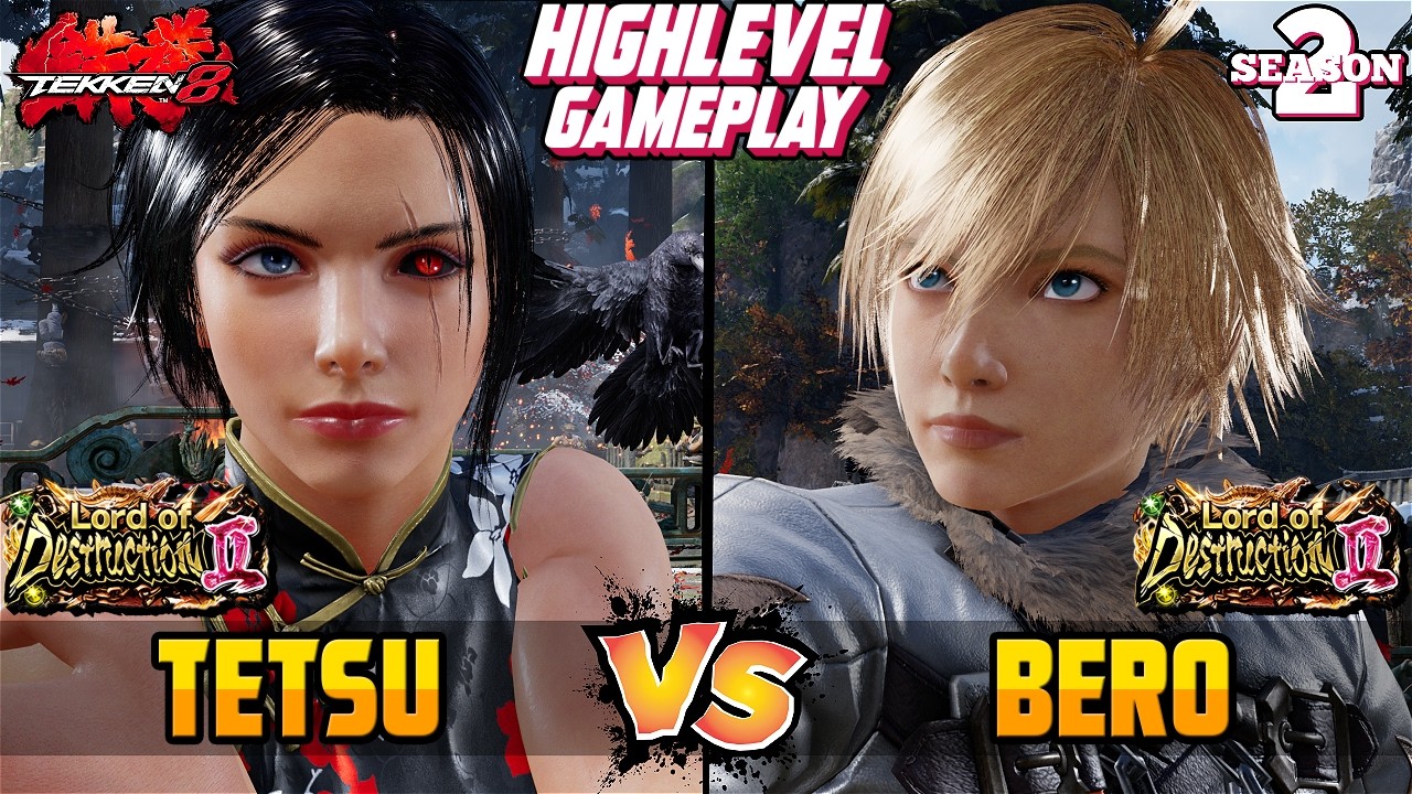 T8 – TETSU (Lidia) vs BERO (Leo) – Tekken 8 High Level Gameplay