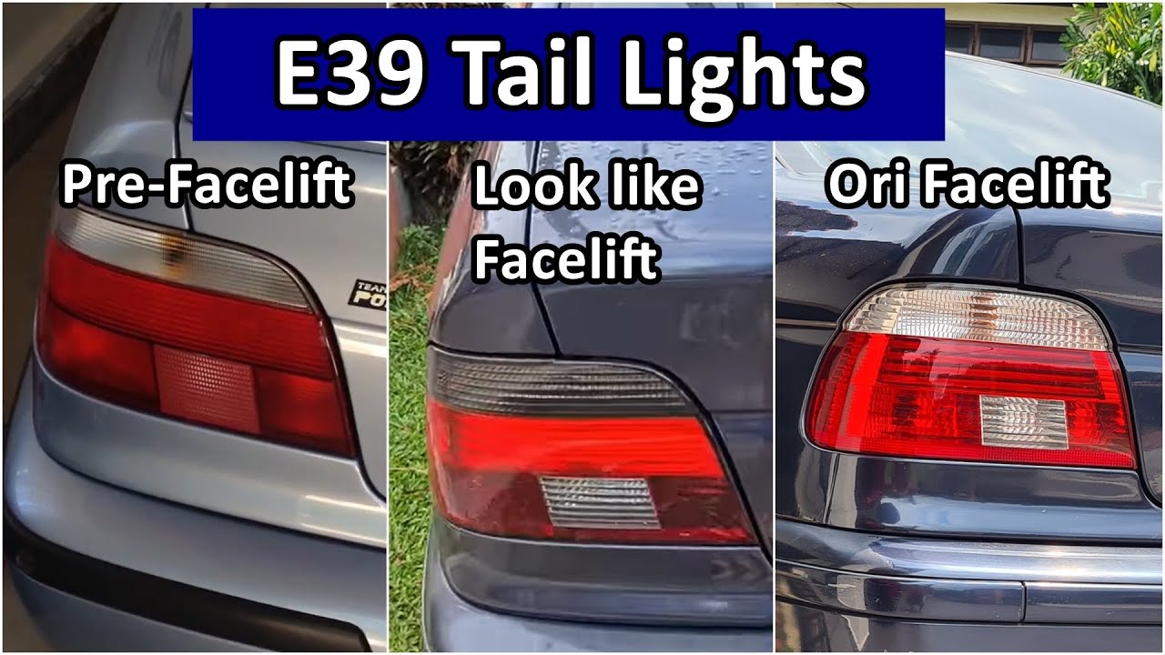 BMW E39: The two different types of LED celis tail lights | EvoMalaysia.com