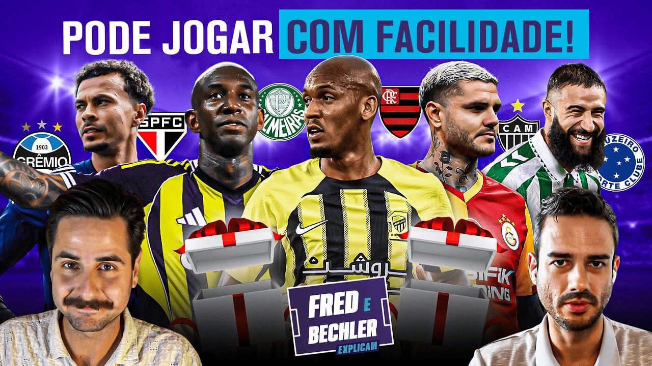 JOGADORES EM FIM DE CONTRATO QUE PODERIAM ARREBENTAR NO BRASIL! | FRED E BECHLER EXPLICAM