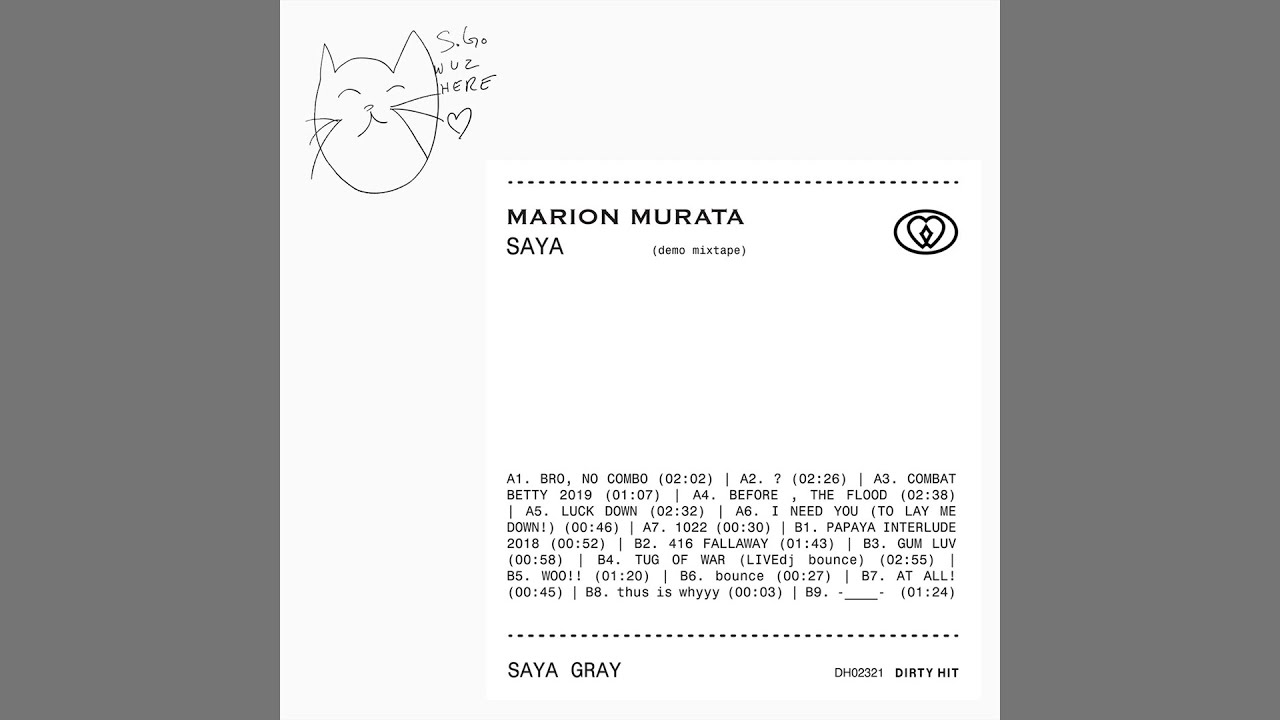 Saya Gray - SAYA (demo mixtape) [Full Mixtape Archive]