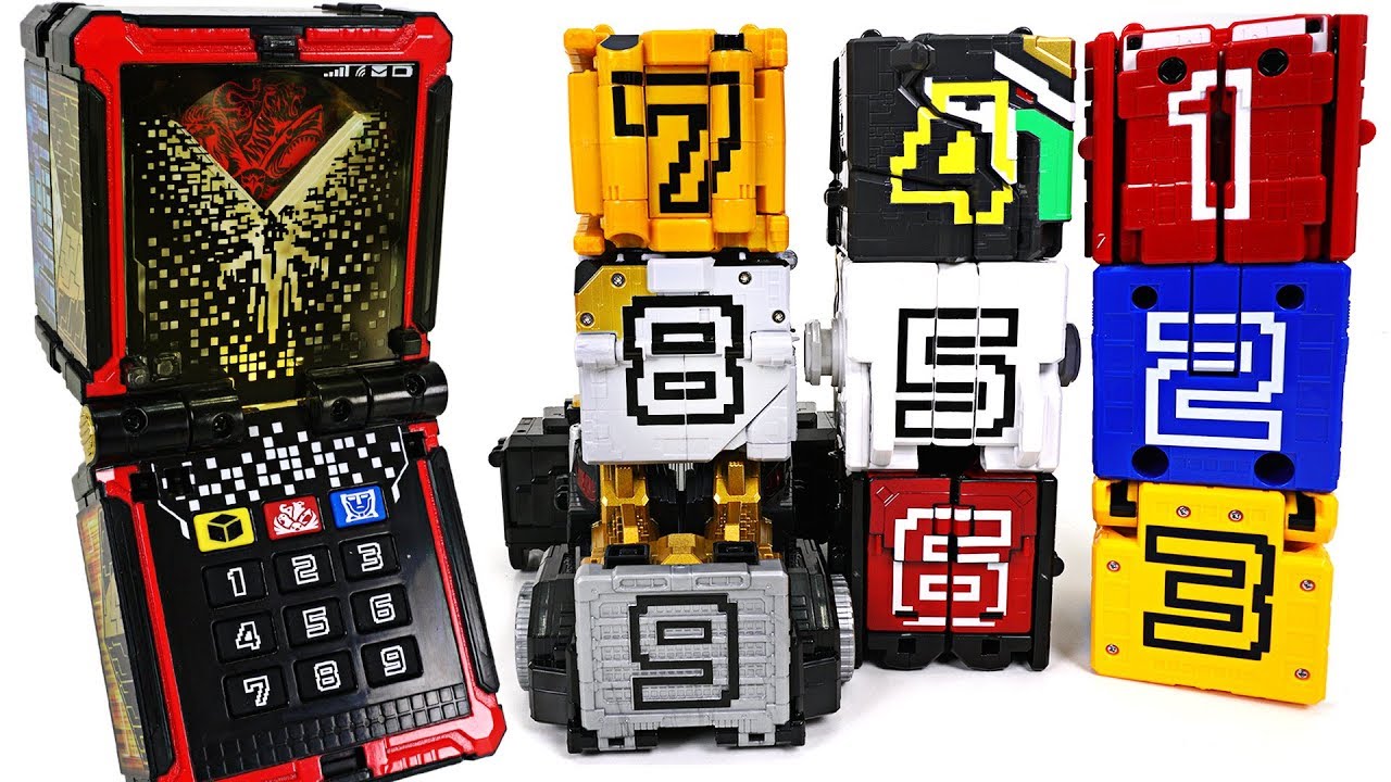 Power Rangers Doubutsu Sentai Zyuohger Animal Changer cube transform combine play - DuDuPopTOY