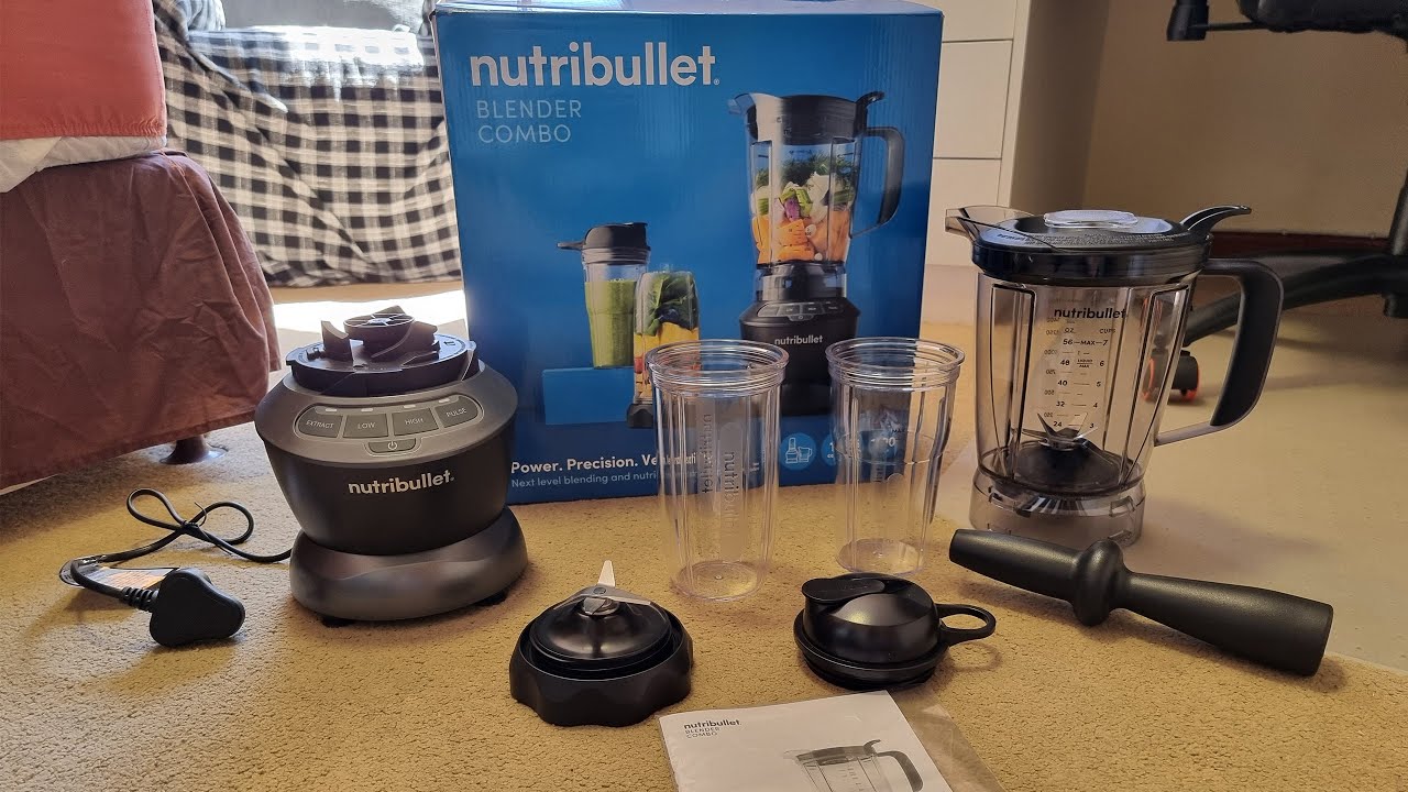nutribullet Blender Combo Unboxing and Review Feat. Peanut Butter Smoothie!