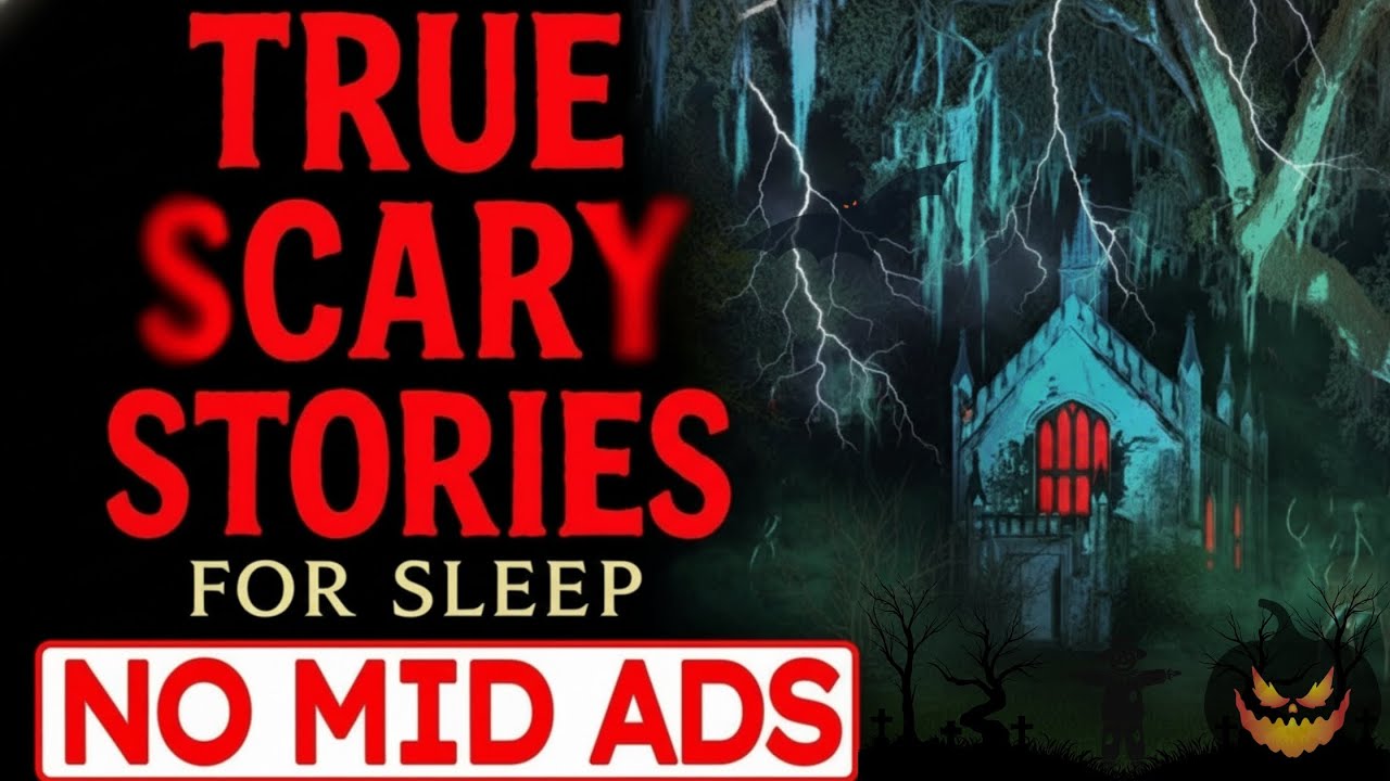 NO ADS 🛑 2 HOURS of TRUE Scary Stories for Sleep | Gentle Rain Sounds | Black Screen |  Ep. 03