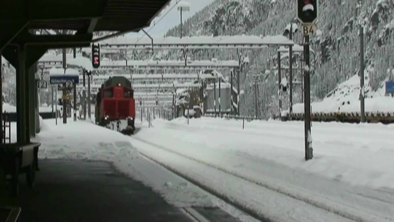 SBB - Goeschenen oct 08 sous la neige 2/2