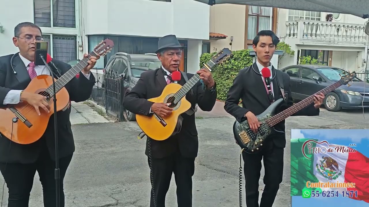 El Trío de México interpretando la canción Rayito de luna. Autor : Chucho Navarro. 