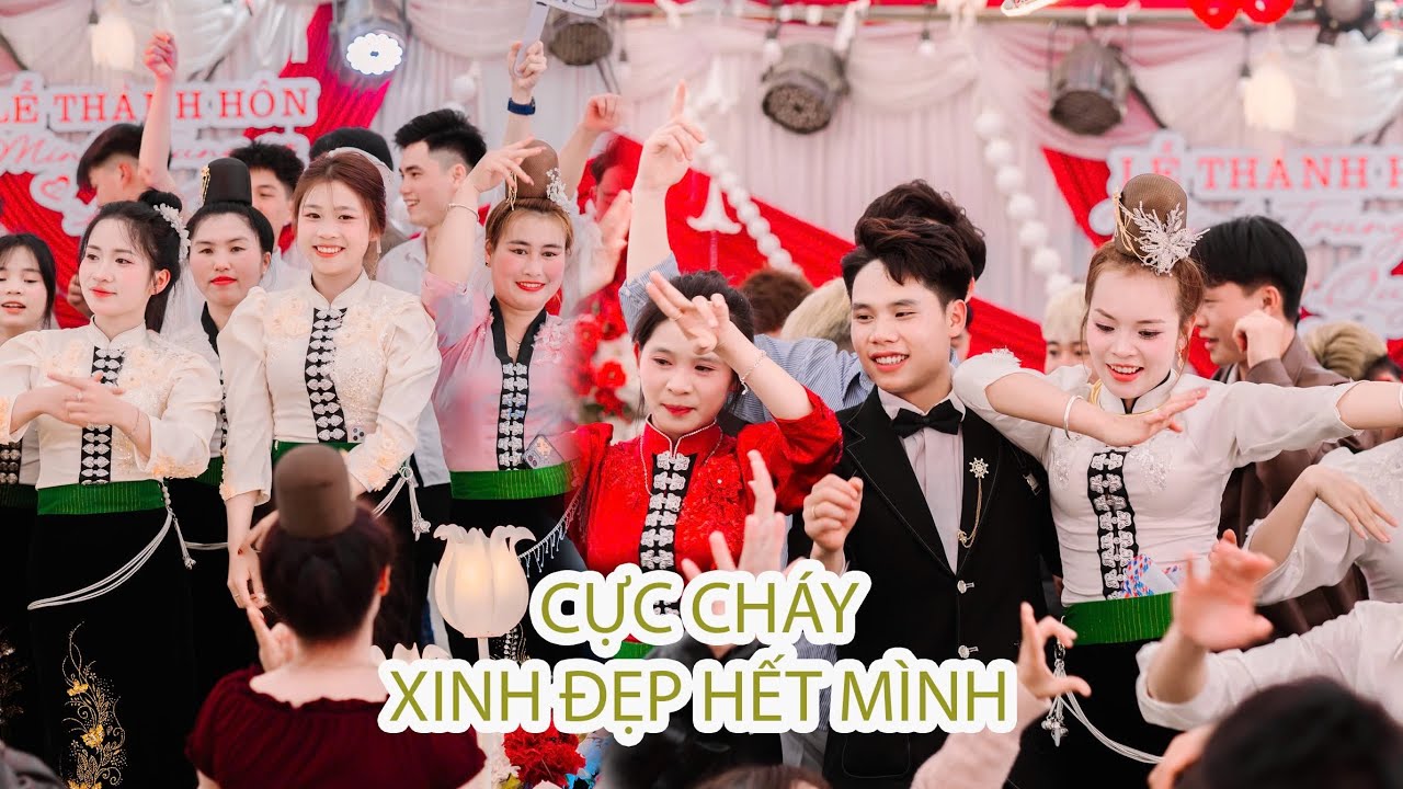 NHẢY CỰC BỐC MỪNG LỄ THÀNH HÔN CR: MINH TRUNG HÁT TẶNG CD: LỆ QUYÊN - BẢN NÀ KHOANG - CHIỀNG MAI