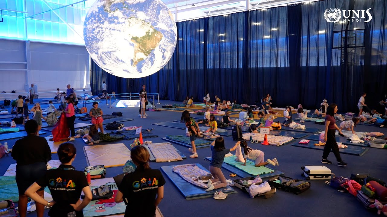 Grade 3 Sleepover underneath Gaia | UNIS Hanoi